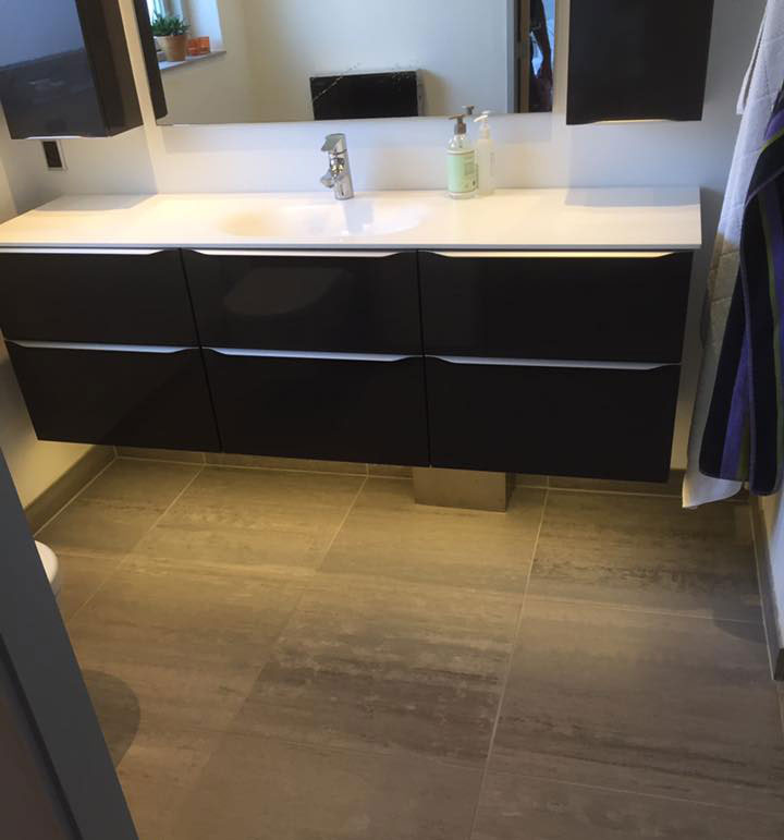 Renoveret badeværelse